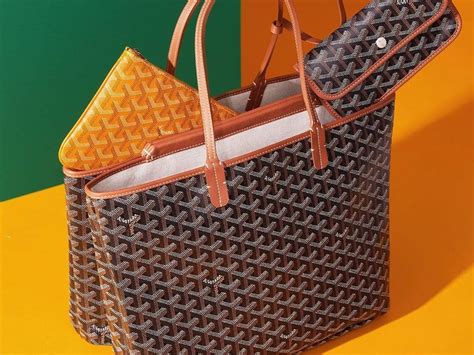 goyard tote organizer|Goyard tote knockoff.